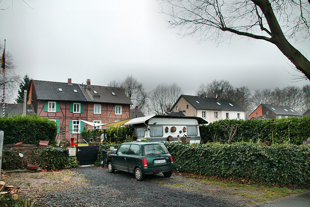 Häuser an der Karlstraße (Kolonie Hannover, Wattenscheid-Günnigfeld) / 18.12.2021