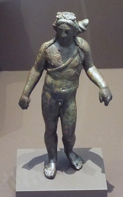 Bronze Apollo in the Archaeological Museum of Madrid, October 2022
