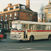 Hedingham Omnibuses L85 (GPV 685N) in Bury St. Edmunds – 22 Feb 1990 (112-11)