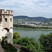 Sicht richtung Lahntal über den Rhein, aus Schloss Stolzenfels