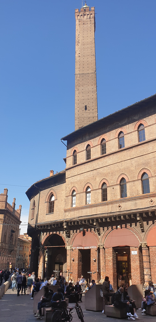 Downtown Bologna, with Tower