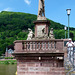 Hochwasserstände an der Alten Brücke Heidelberg