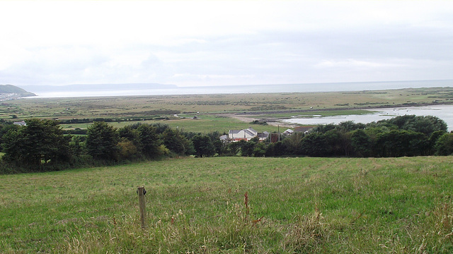 View of the Burrows and the golf course