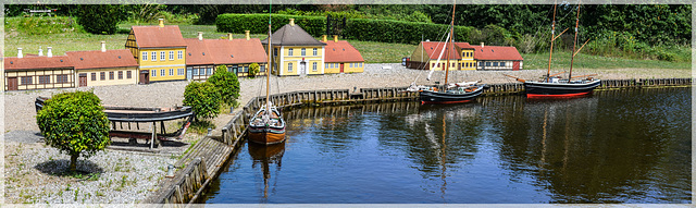 Koege-Hafen Panorama Anno 1865