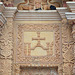 Mexico, Details of the Facade of Iglesia de Santo Domingo de Guzmán in San Cristobal de las Casas