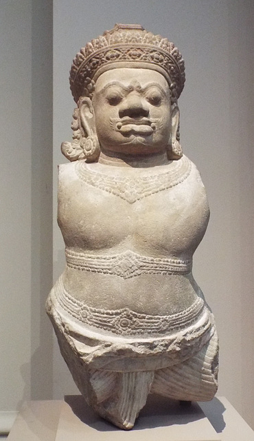 Guardian Deity from Cambodia in the Metropolitan Museum of Art, August 2023