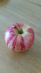 A striped apple