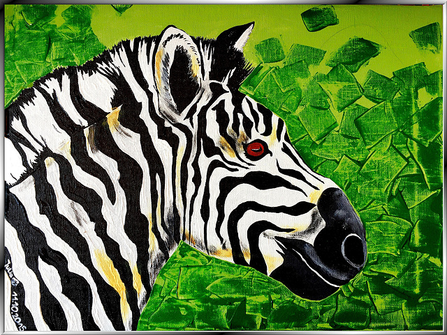 Zebra. Ein weiteres Bild meiner Enkeltochter. Another picture of my granddaughter. ©UdoSm