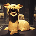 Dog Terracotta Sculpture in the Metropolitan Museum of Art, July 2017
