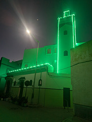 Mosquée en soirée