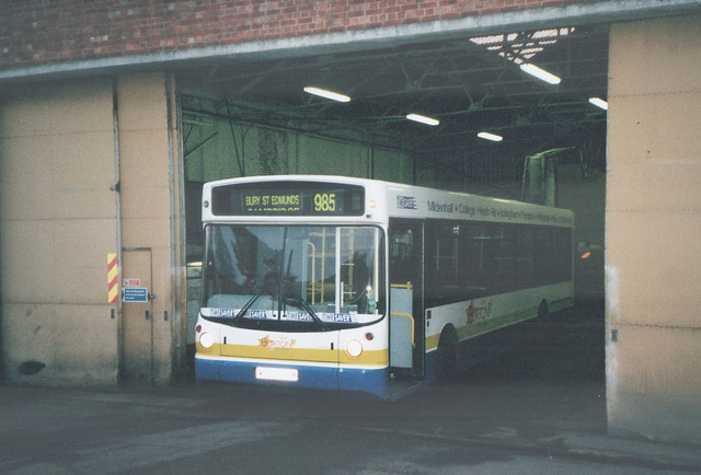 Burtons CoachesW903 UJM at Cotton Lane, Bury St. Edmunds - 9 Feb 2006 (555-12)