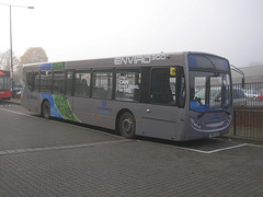 Alexander Dennis/Scania demonstrator YN62 AAK in Bury St. Edmunds - 15 Nov 2012 (DSCN9402)