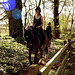 Horse Riding With Flare