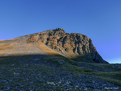 Berg in der Abendsonne