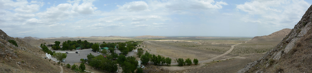 Turkmen Plain from the Northern Slopes of Kopetdag