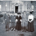 Gelston Castle, Dumfries and Galloway, Scotland c1909 (now a ruin) - Weekend Party at