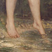 Detail of The Young Bather by Courbet in the Metropolitan Museum of Art, May 2011