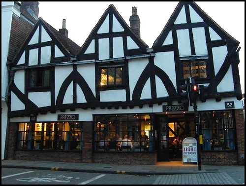 half-timbered restaurant