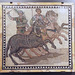 Mosaic with the Victorius Green Quadriga in the Archaeological Museum of Madrid, October 2022