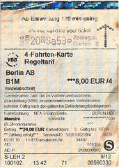 Berlin public transport ticket