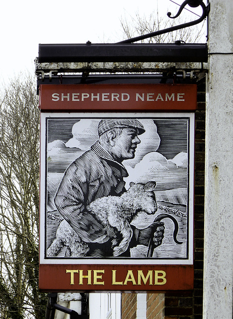 The Lamb Public House Sign