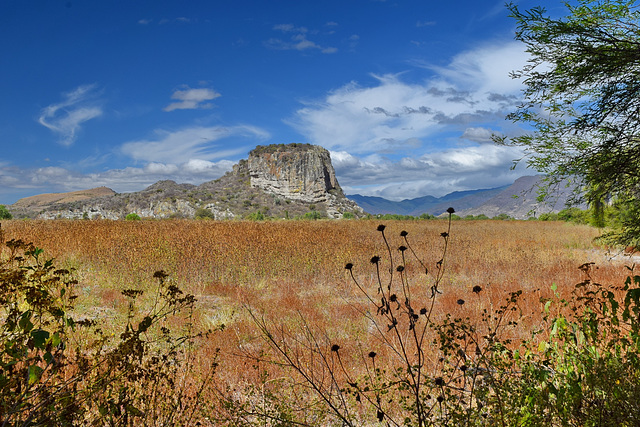 Hiking around Yagul