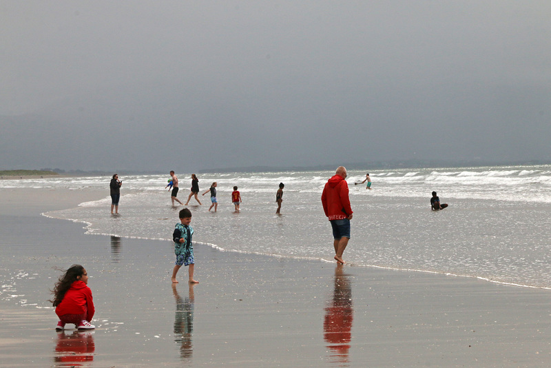 Cold day at the beach