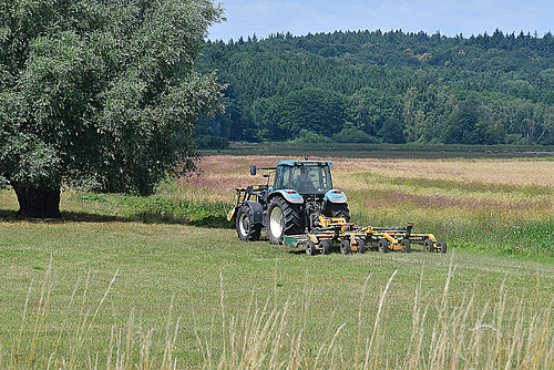 Unterwegs mit dem Trecker ...