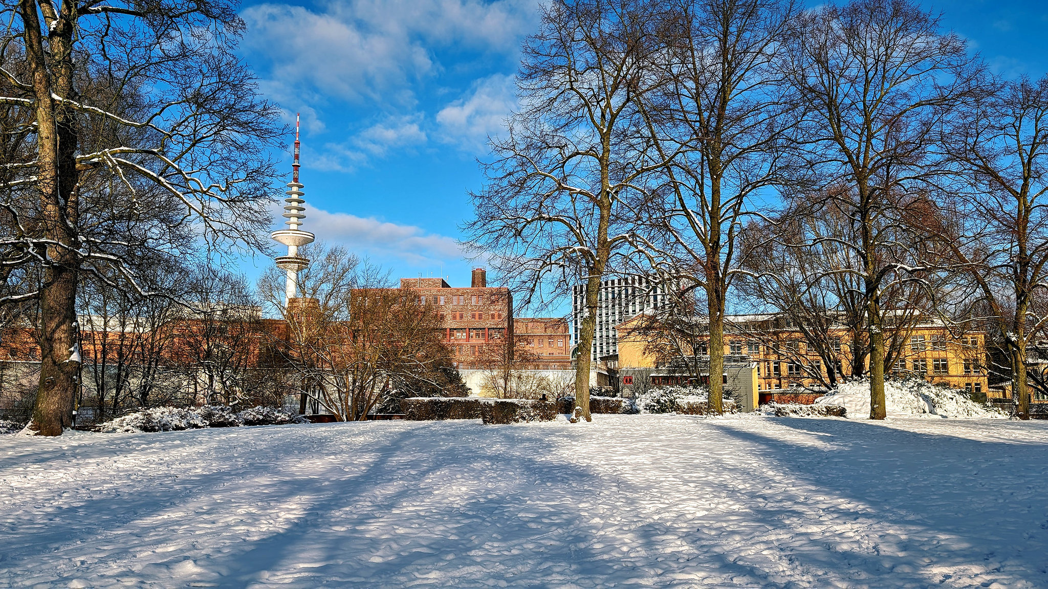 Winterlandschaft in Planten + Blomen