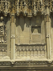 canterbury cathedral (3) early c15 representation on the s.w. porch of the altar of the sword's point