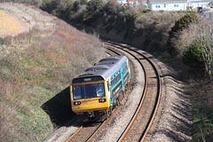 Class 142 approaching Rhoose