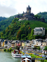 DE - Cochem - Blick zur Reichsburg