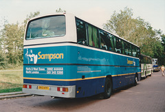 County Bus and Coach (Sampson) B110 KPF at Barton Mills - 6 Aug 1994 (200-35)