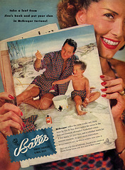 Bates Fabric Ad, c1959