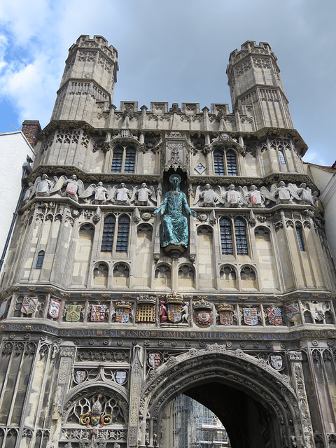 canterbury cathedral (1) c16 precinct gatehouse of 1507