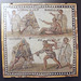 Secutor vs. Retiarius Mosaic in the Archaeological Museum of Madrid, October 2022