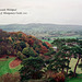 Looking North towards Welshpool from the remains of Montgomery Castle (Scan from 1992)