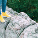 Yellow shoes