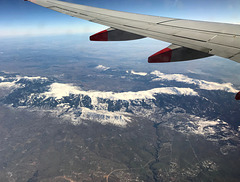 Flying over Spain