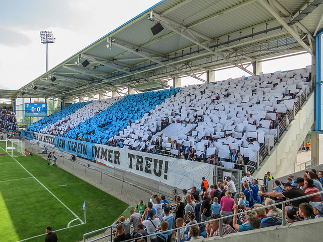 Unsere Farben im Herzen, dem Verein immer treu!