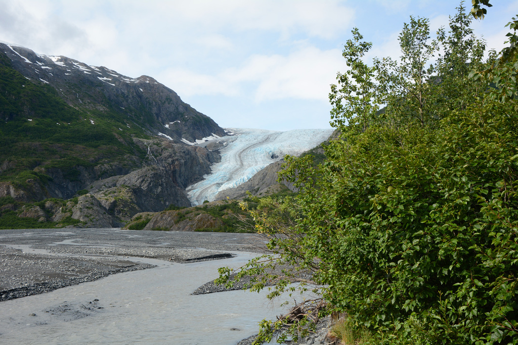 Alaska, The Exit Glacier and Upper Reaches of the Resurrection River