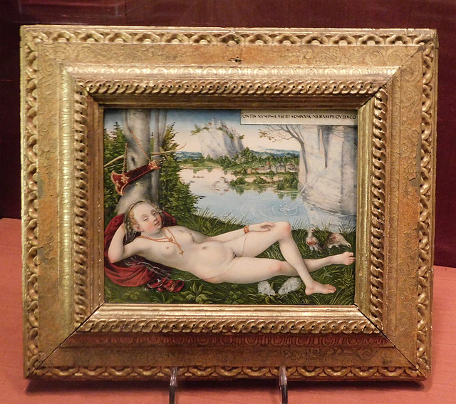 Nymph of the Spring by Cranach in the Metropolitan Museum of Art, February 2019