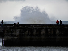 la mer du jour la tempête Mathis s'en va,