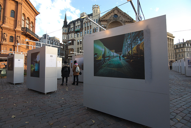 Die Fotoausstellung auf Domplatz