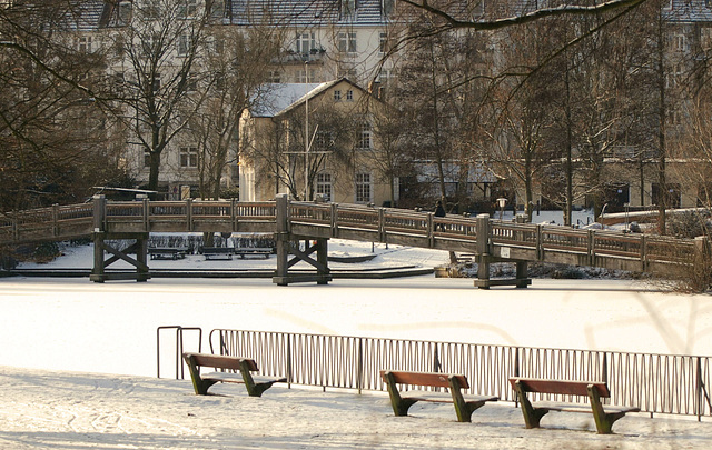 Alsterbrücke bei Eppendorf.