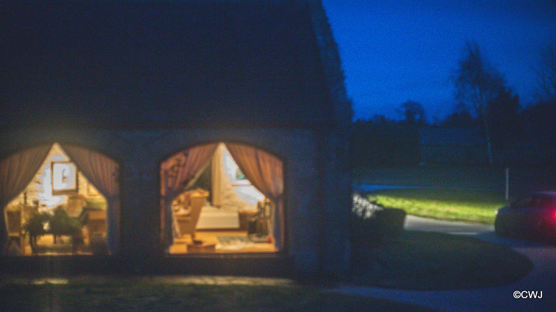 Guests departing...