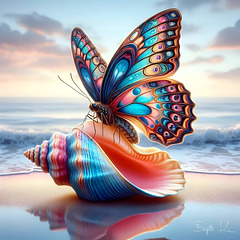 Butterfly and a Shell