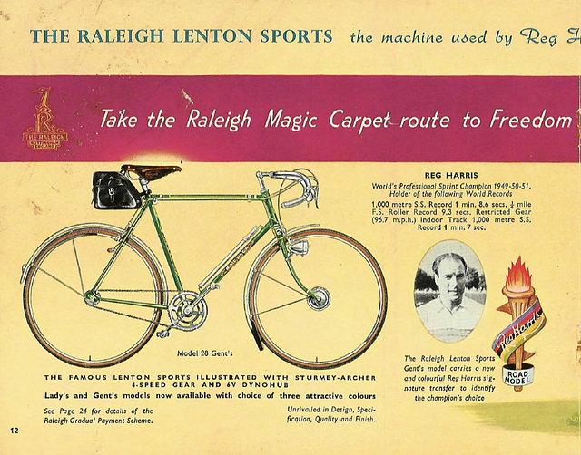 1953 Raleigh Lenton Sports a