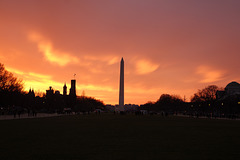 Washington Memorial at Sunset