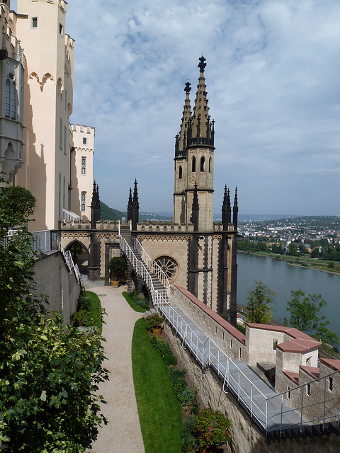 Türme der Klause von Schloss Stolzenfels